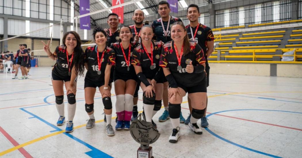 Imagen de deportistas del Equipo Bogotá