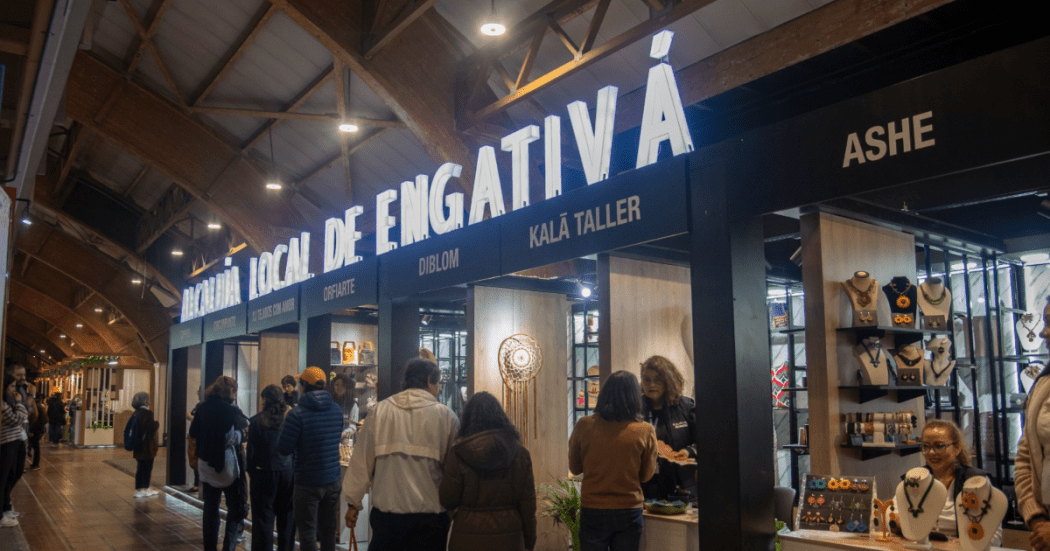 Imagen del stand de la Alcaldía Local de Engativá en Expoartesanías