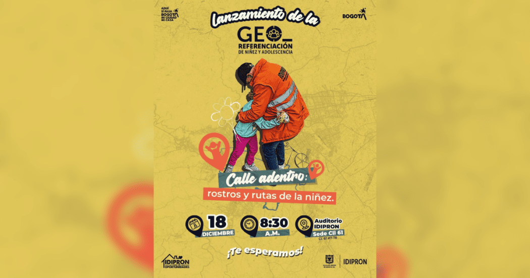 Pieza gráfica invitando al evento en el que se presentarán los resultados del estudio