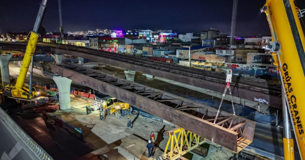 Foto de la obra del puente de Venecia