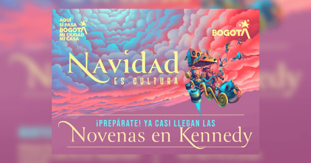 Imagen de la pieza gráfica que promociona la navidad en Kennedy