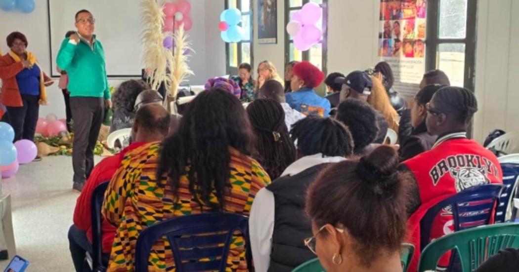 Foto de encuentro comunidades negras afrocolombianas Bogotá