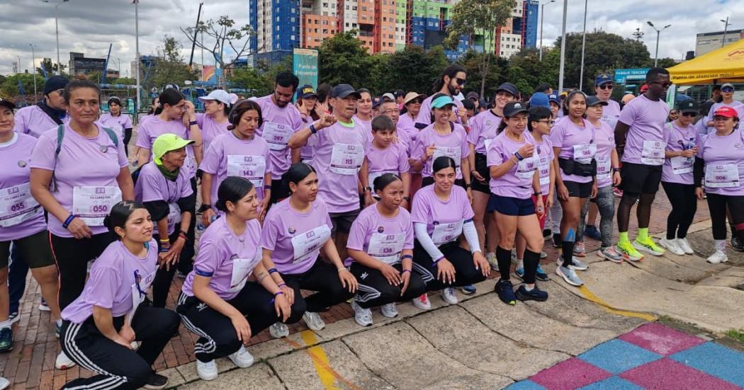 Foto de la carrera simbólica En el Metro cada acción cuenta