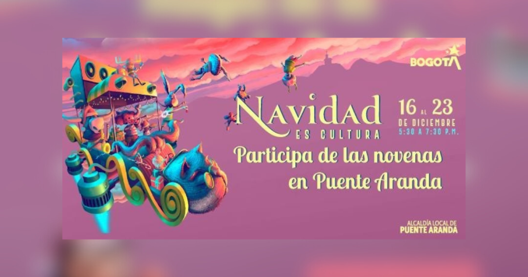 Imagen de la pieza gráfica que promociona la navidad en Puente Aranda 