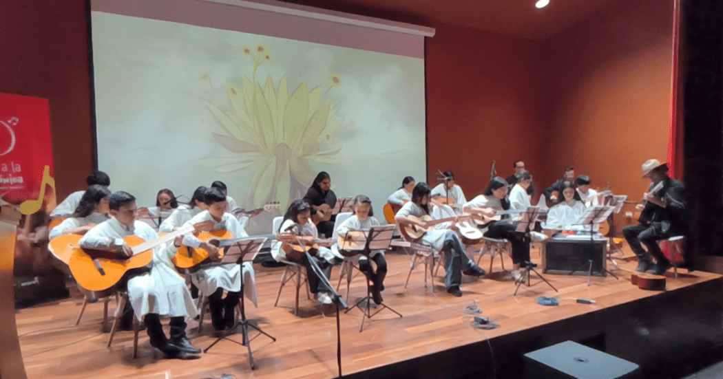 Foto de una banda musical