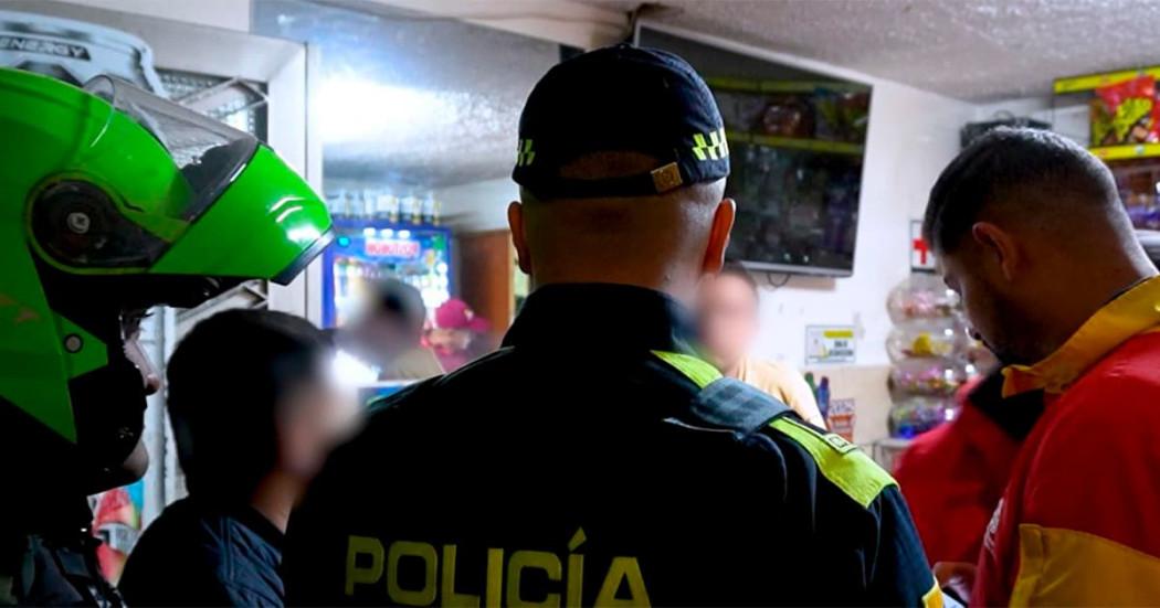 En la foto un operativo de captura en Engativá 