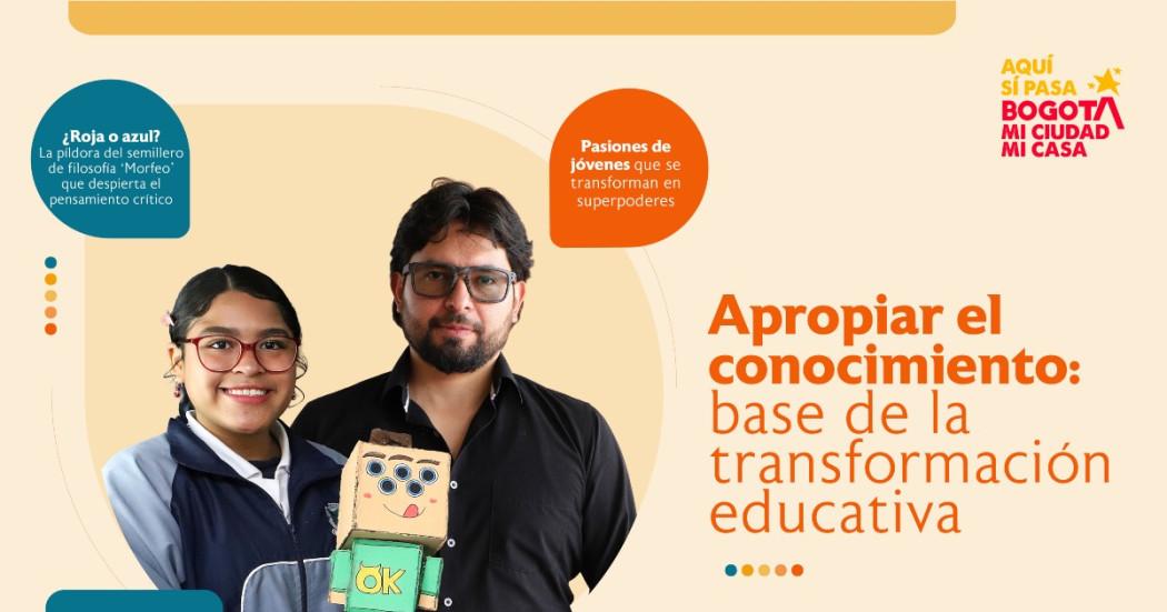 Foto que muestra un texto relacionado con el lanzamiento de la publicación Magazín Aula Urbana