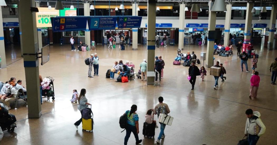 Foto de una de las sedes de Terminal de Trasnporte de Bogotá 