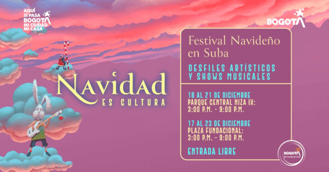 Imagen del cartel de Navidad es Cultura con la información de la programación.
