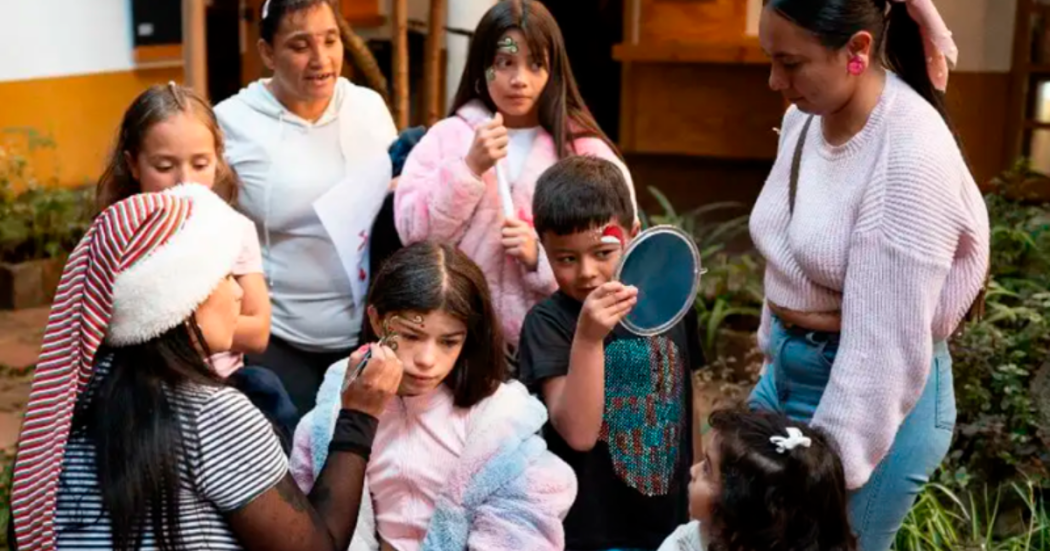 Imagen de varios niños participando de la actividad.