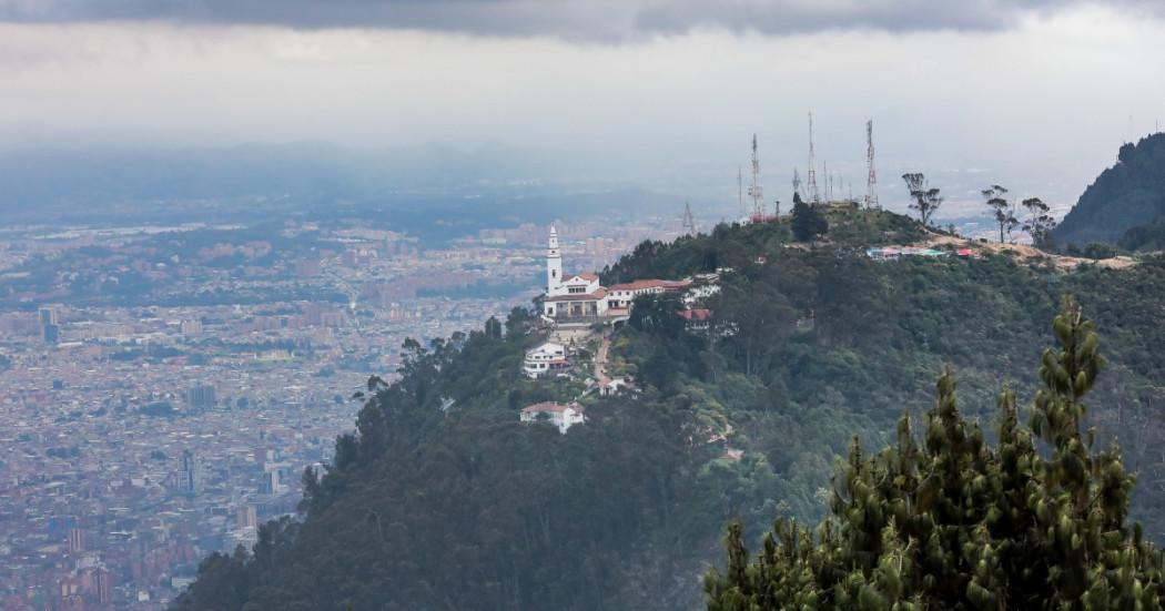 Foto panorámica de Bogotá 