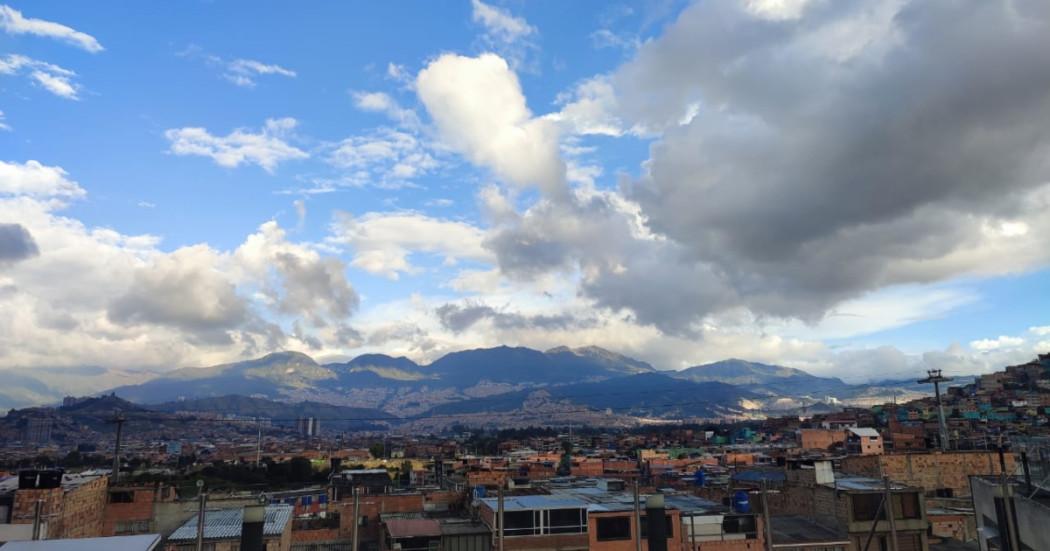 Foto panorámica de Bogotá