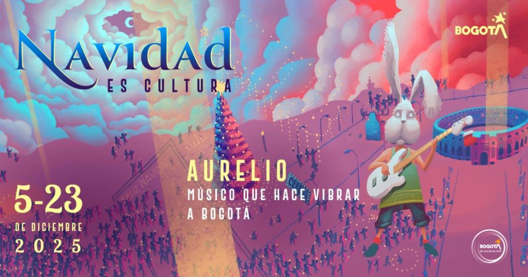 Imagen con la gráfica de Aurelio personaje de Navidad es Cultura 2025