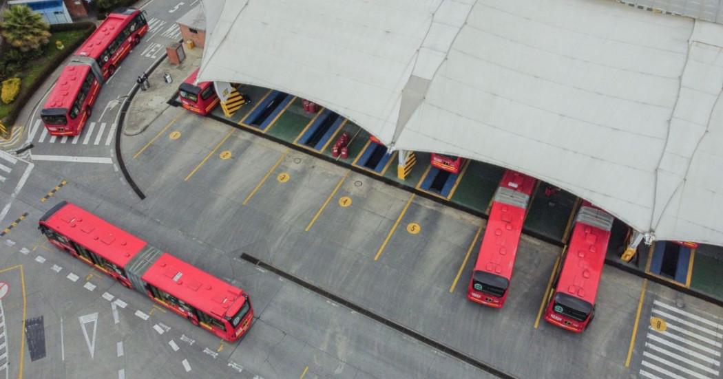 Imagen de patio Transmilenio