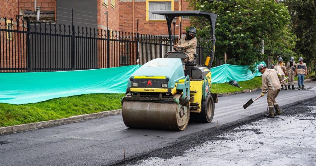 Foto de un frente de obra de la UMV