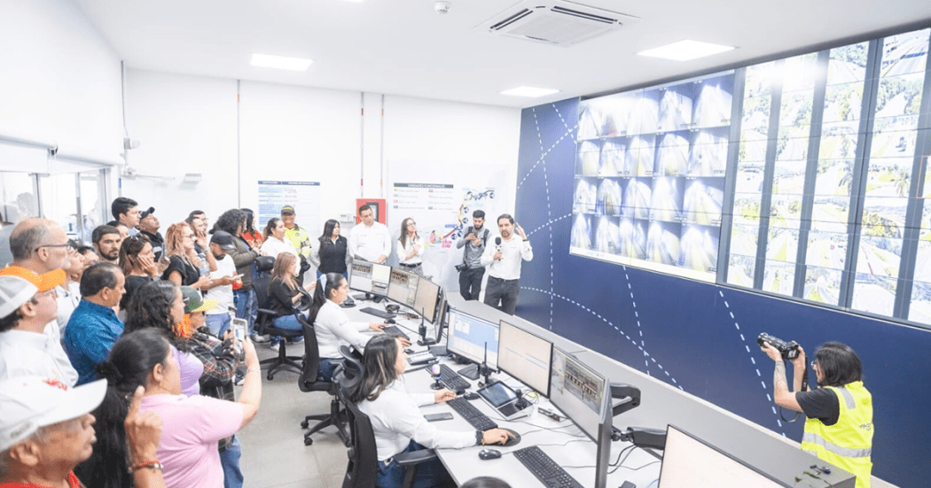 Imagen del centro de operaciones de la vía Bogotá - Girardot