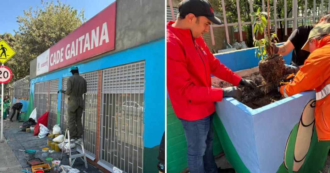 120 m² de espacio público recuperado CADE La Gaitana Suba en Bogotá