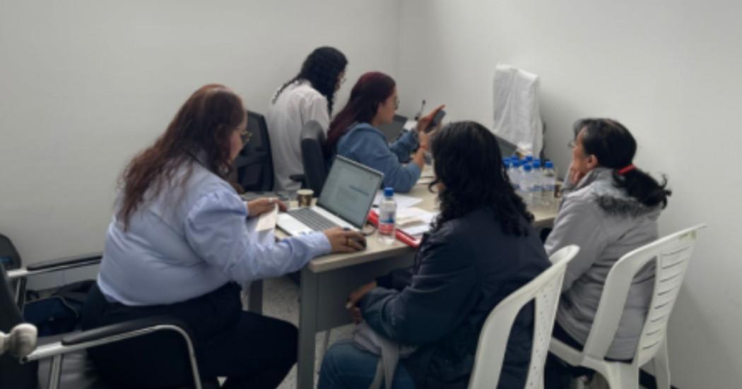 Foto de la Brigada de Soluciones en Salud que permitió acceso a 400 servicios y trámites de salud en la Casa de Justicia de Fontibón.