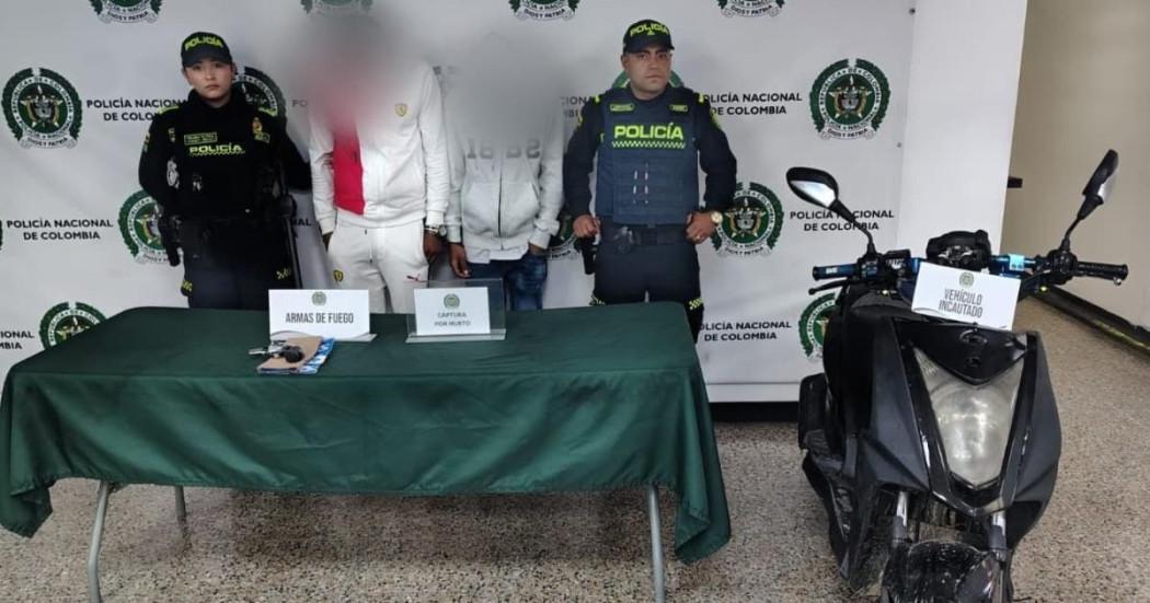 Capturados dos hombres armados tras hurto a repartidores en Bogotá