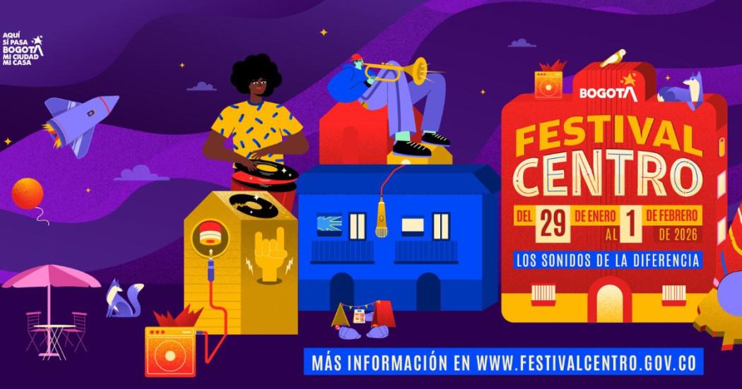 Imagen cartel en letras Festival Centro 2026