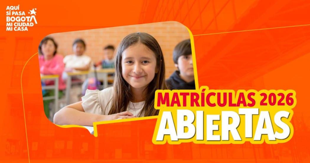 Pieza gráfica de la Secretaría de Educación sobre cupos escolarios