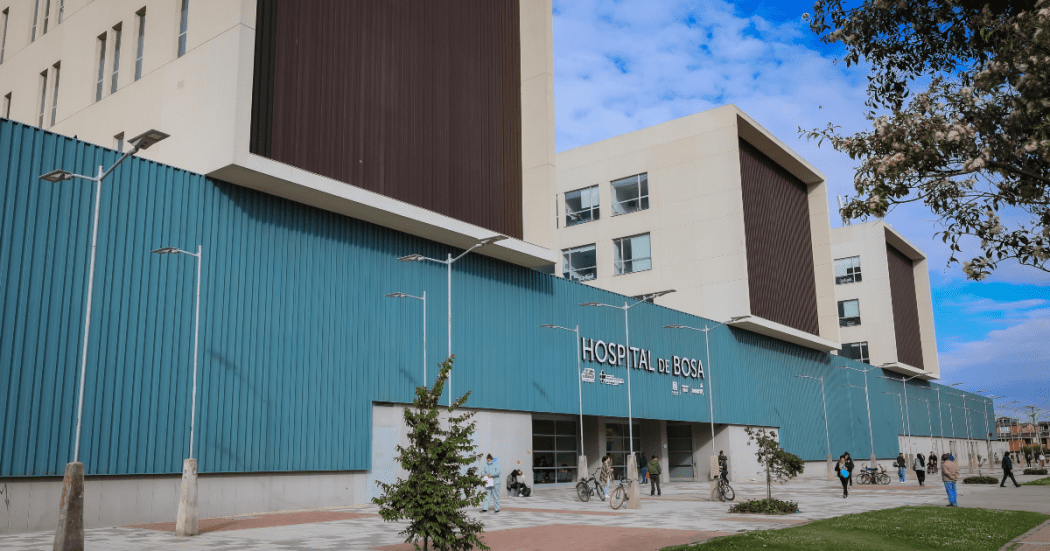 Imagen de la entrada principal del Hospital de Bosa