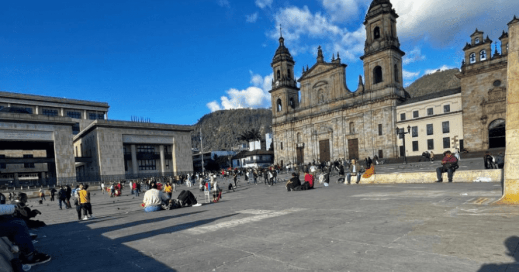 Foto panorámica de Bogotá 