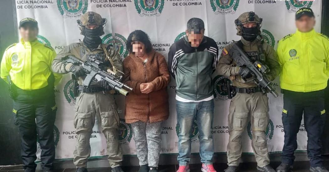 Imagen de las dos personas capturadas