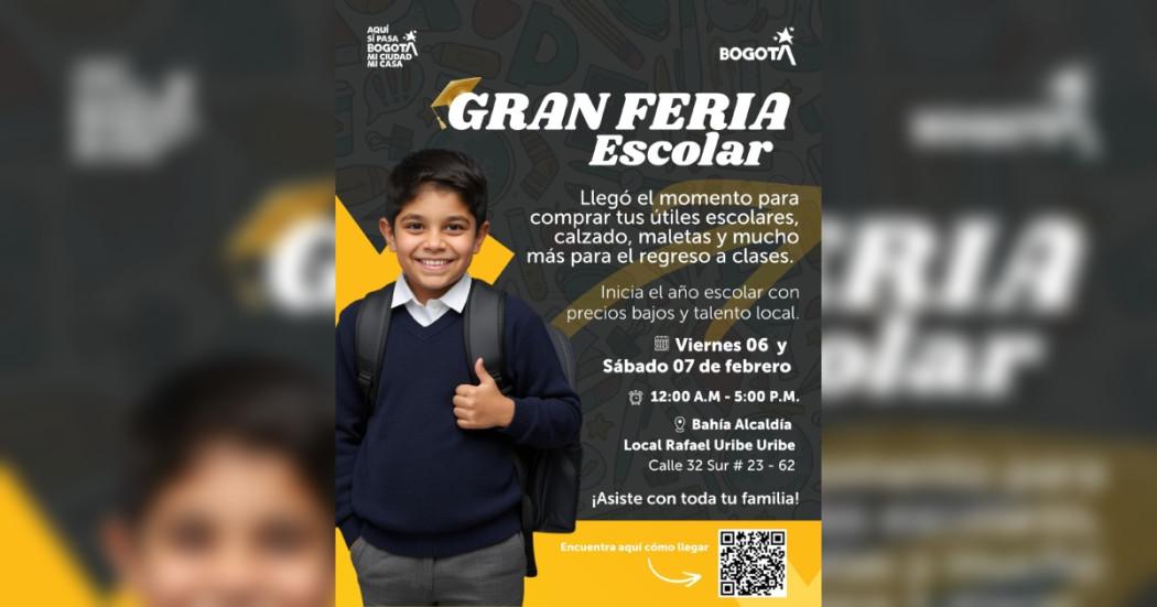 Pieza gráfica de la Feria Escolar