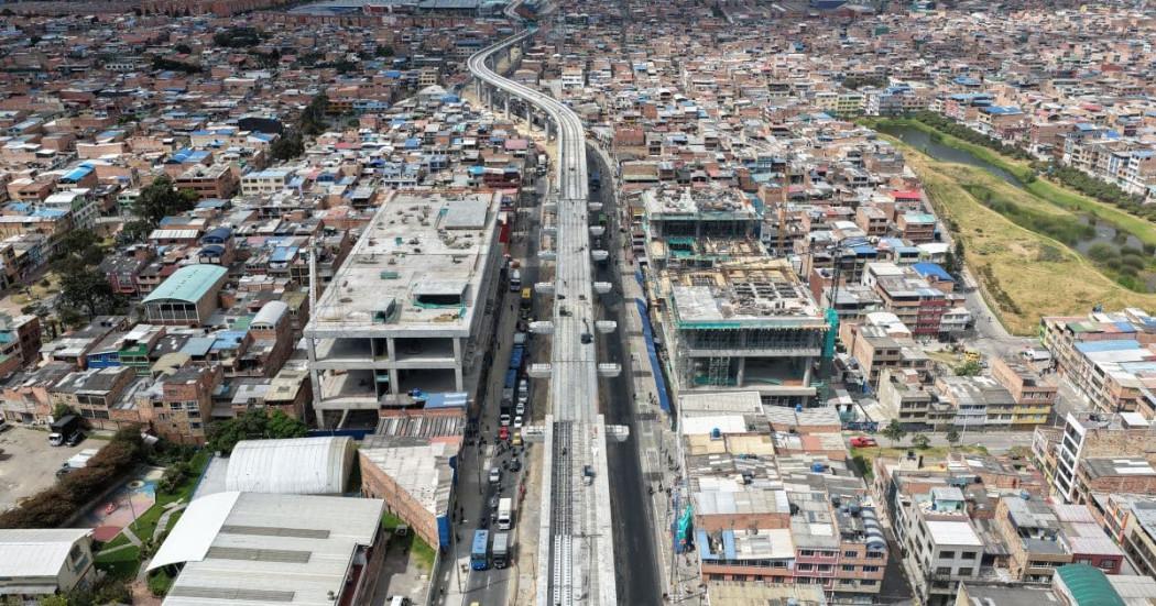 Foto de trazado de la Línea 1 del Metro 