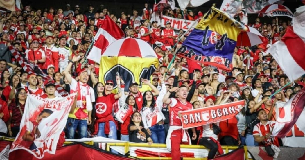 Barra de Santa Fe en El Campín