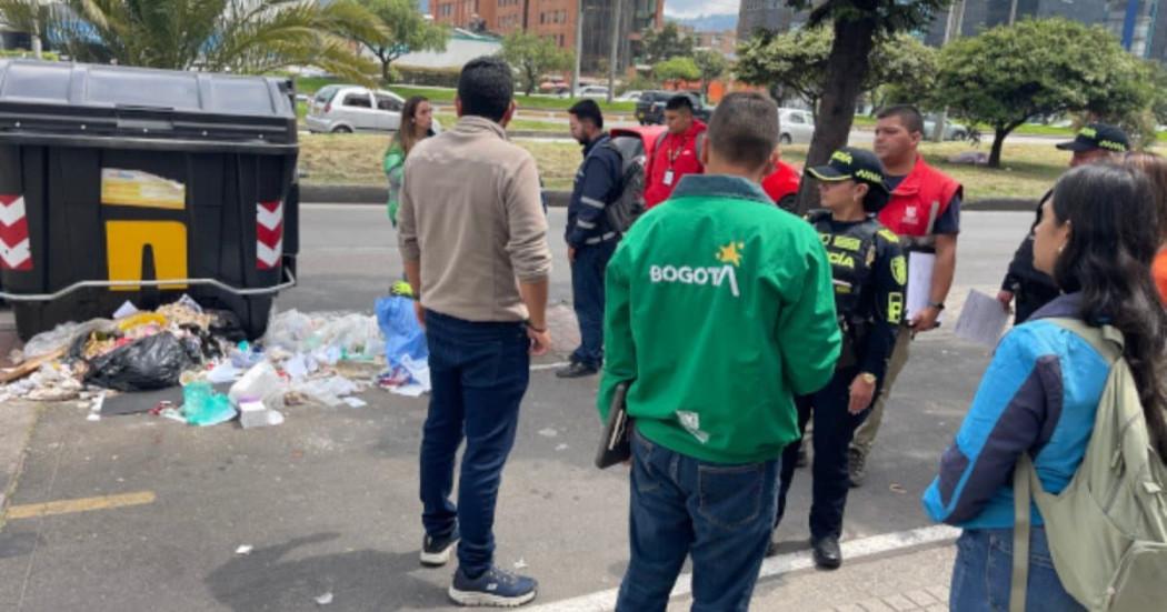 Foto de un operativo de la Uaesp en Bogotá