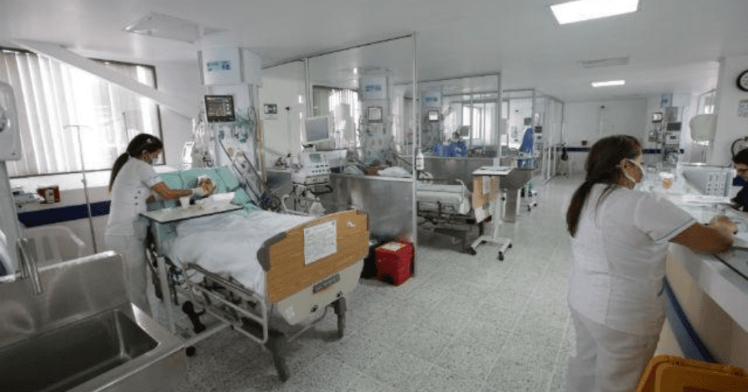 Foto de un hospital de Bogotá.