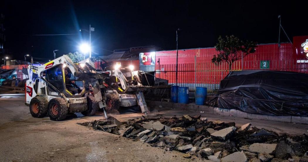 Foto de mejoramiento víal en Corabastos 