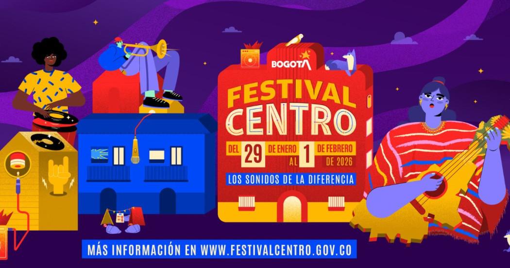Imagen cartel en letras Festival Centro 2026