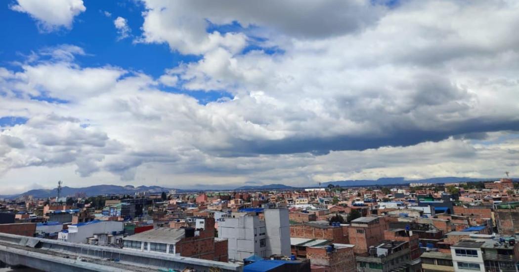 Foto panorámica de la ciudad de Bogotá, Colombia