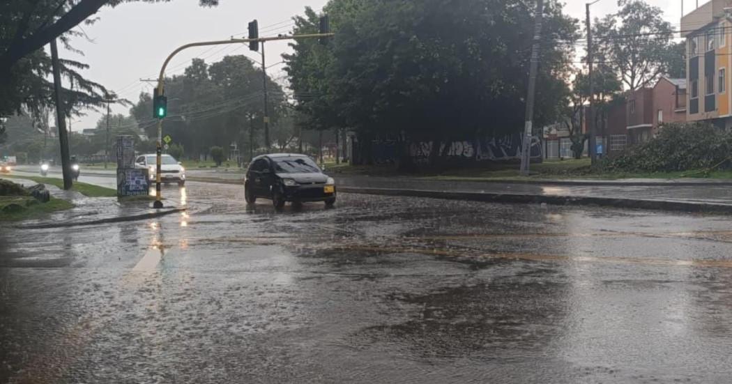 Foto de lluvias en Bogotá