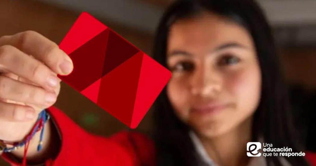 Foto de una estudiante de Bogotá 