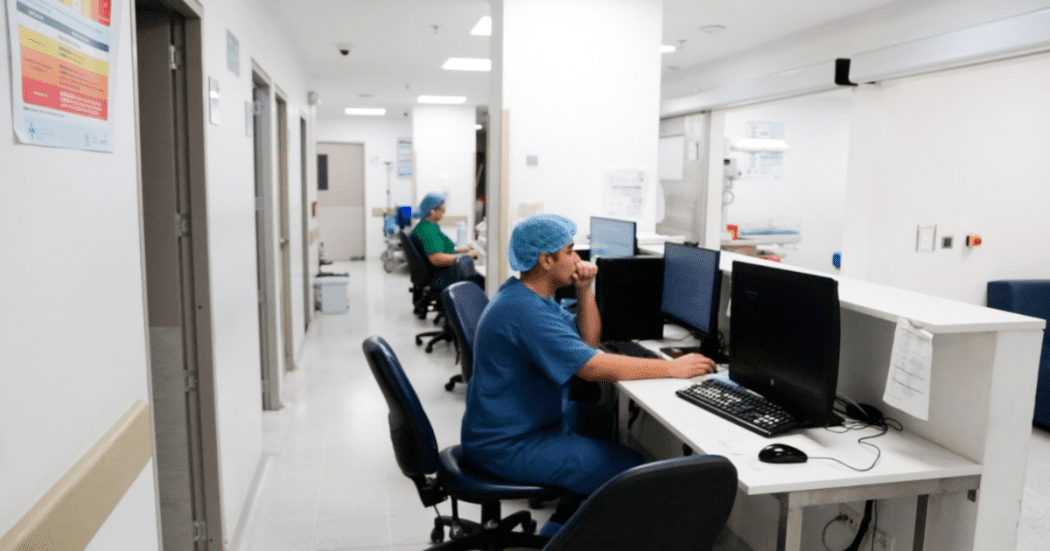 Foto de un hospital de Bogotá
