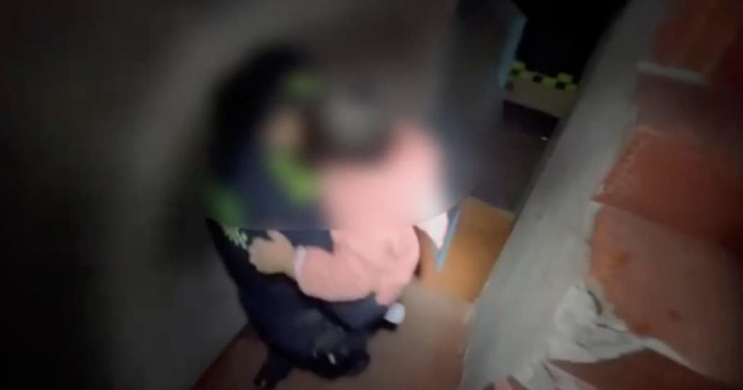 Foto de la menor de edad de tres años rescatada en el barrio Verbenal en Bogotá.