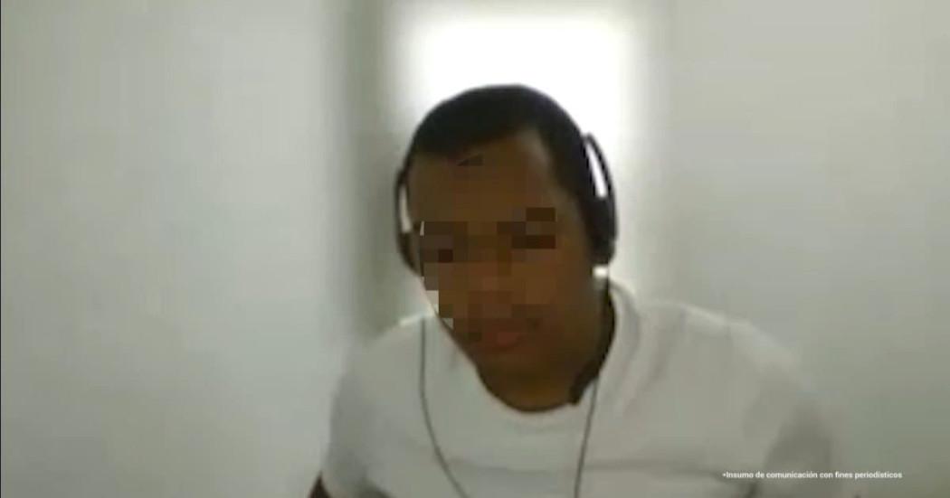 Foto de hombre acusado por Fiscalía