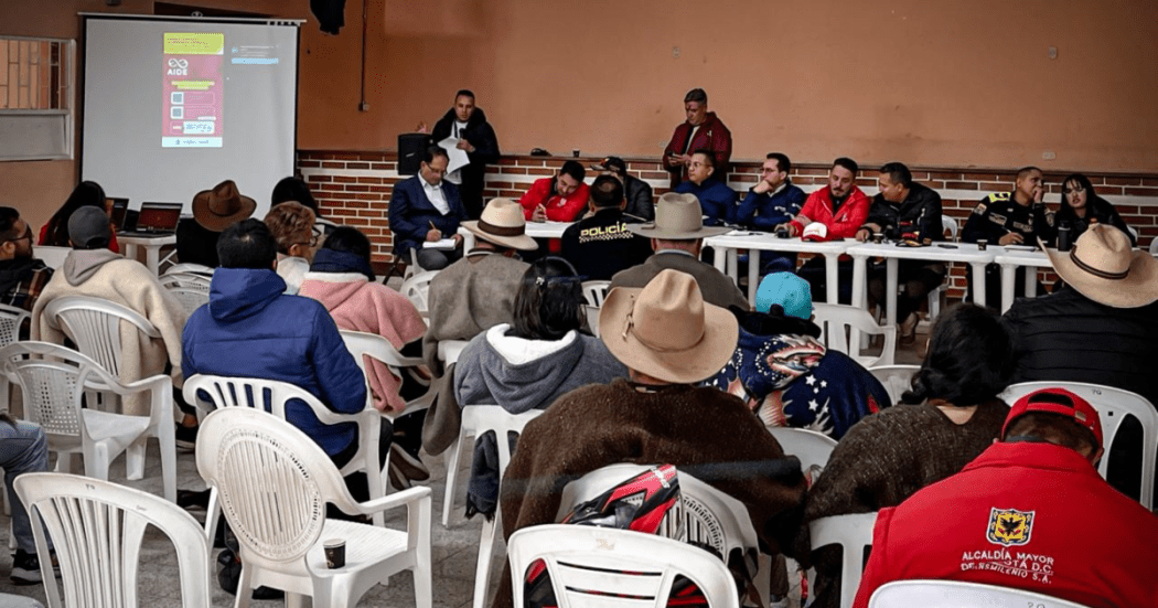 Imagen de la reunión en Ciudad Bolívar