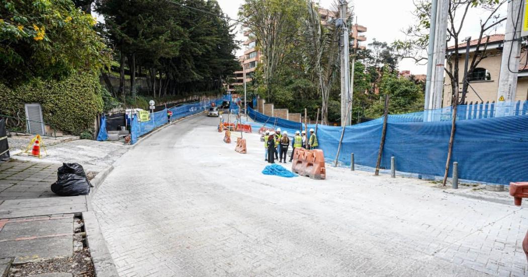Foto de un frente de obra en Bogotá