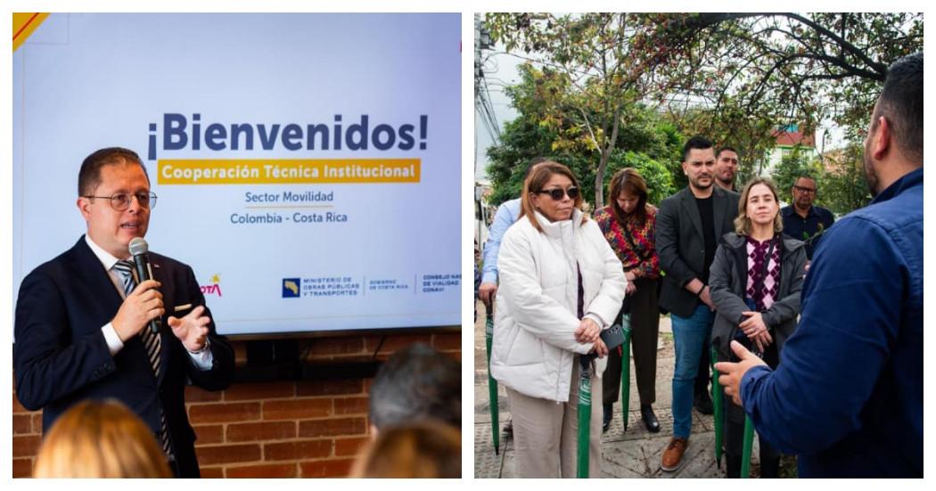 Foto de visita de delegación internacional