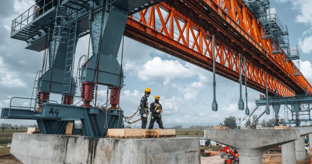 Foto de un frente de obra en Bogotá