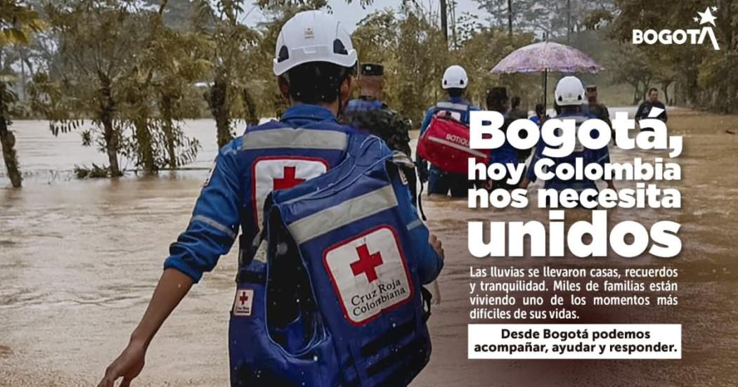Personal de la Cruz Roja en inundaciones
