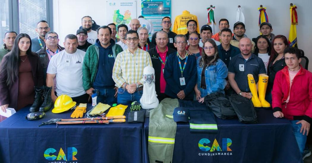 Brigadistas ambientales de Cundinamarca 