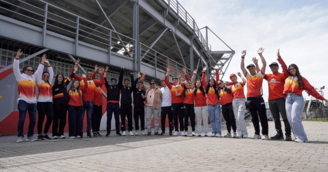 Imagen de deportistas del Equipo Bogotá listos para arrancar temporada