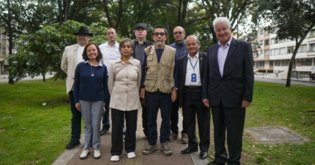 Foto de representantes de medios comunitarios en Teusaquillo.
