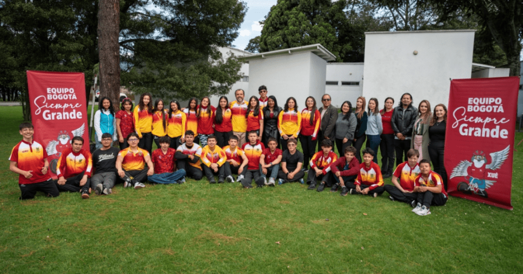 Imagen de deportistas del Equipo Bogotá